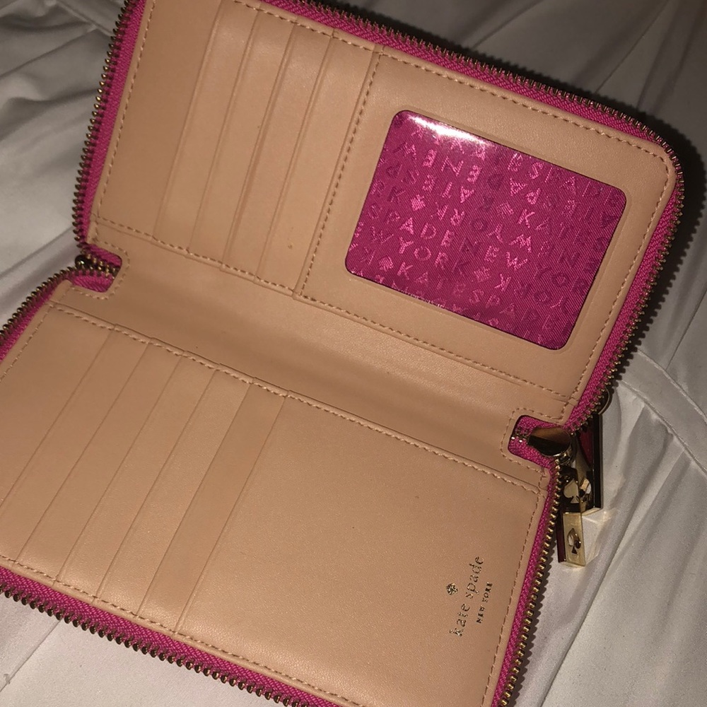 Hot Pink Kate Spade Purse and Matching Wallet - Picture 6 of 8